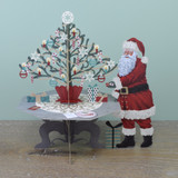 Santa's Table 3D Christmas Card X3D003