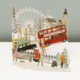 London Landscape Christmas Greeting Card XH001