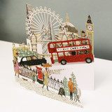 London Landscape Christmas Greeting Card XH001