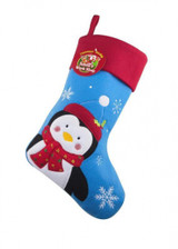 Deluxe Plush Penguin Christmas Stocking