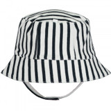 Baby Boys Navy Stripy Fishermans Sun Hat