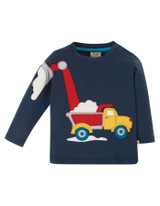 Doug Applique Top -  Indigo/Truck