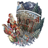 The North Pole - 3D Christmas Card XTW016