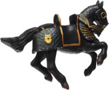 Knight In Black Armour Horse - Papo