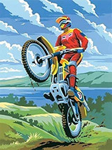 Painting by Numbers - Motocross