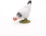 Pecking White Hen - Papo