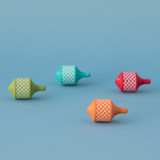 Wooden Spinning Top - Fish