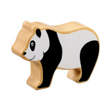 Natural Wooden Black & White Panda