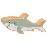 Natural Wooden Grey Shark