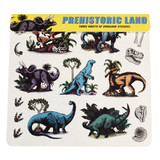 Prehistoric Land Stickers 3 Sheet Set