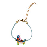 Roller Skate Glitter Bracelet