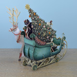 Santa's Sleigh - 3D Pop Up Christmas Card X3D002