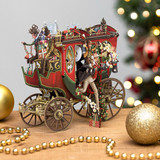 Christmas Carol 3D Christmas Card X3D024