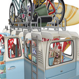 The Camper Van 3D Pop Up Greetings Card 3D026