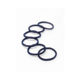 10 Navy Elastics