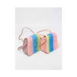 Rainbow Glitter Saddle Bag