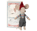 Maileg Christmas Mouse in Matchbox - Big Brother