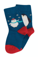 Super Socks In A Bag - Loch Blue/Penguin