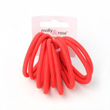 10 Red Snag Free Endless Elastics