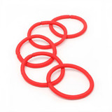 10 Red Snag Free Endless Elastics