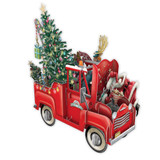 Santa's Pickup - 3D Pop Up Christmas Card X3D020