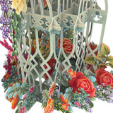 The Green Cage 3D Pop Up Greetings Card 3D032