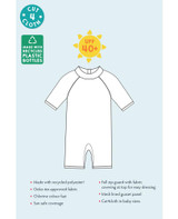 Little Sun Safe Suit - Daffodil Stripe/Mermaid