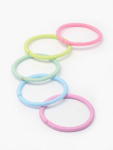 10 Bright Pastel Snag Free Elastics