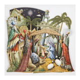 Nativity 3D Christmas Card XTW024