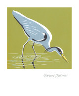 Hunting Heron Greetings Card