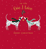 To The One I Love At Christmas - Dalmations AFRX197A
