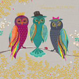 Happy Birthday Three Owls SAM16A