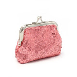 Sequin Coin Purse With Clasp