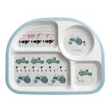 On The Farm Children's Melamine Divider Plate