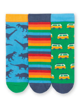Dino Socks 3 Pack