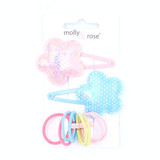 Decorative Clips & Elastics Set