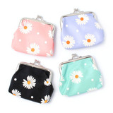 Daisy Print Coin Purse