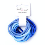 12 Elastics Blue Mix