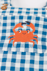 Alby Dungaree - Deep Sea Check Crab