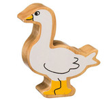 Natural Wooden White Goose