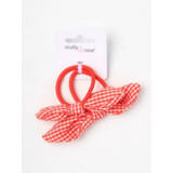 Double Gingham Bow Satin 1cm Wide Aliceband