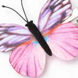 Fabric Butterfly On A Beak Clip