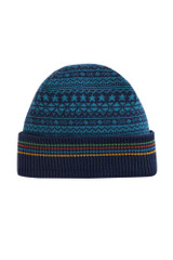 Voyager Reversible Hat - Paprika Stripe / Tor Blue