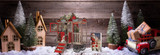 Christmas Hut - 3D Pop Up Christmas Card X3D015