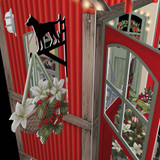 Christmas Hut - 3D Pop Up Christmas Card X3D015