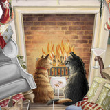 Sitting Room 3D Christmas Card XTW030