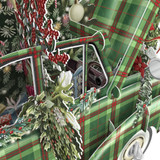 Tartan Car- 3D Christmas Card X3D033