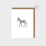 Zebra and Party Hat BIJ54