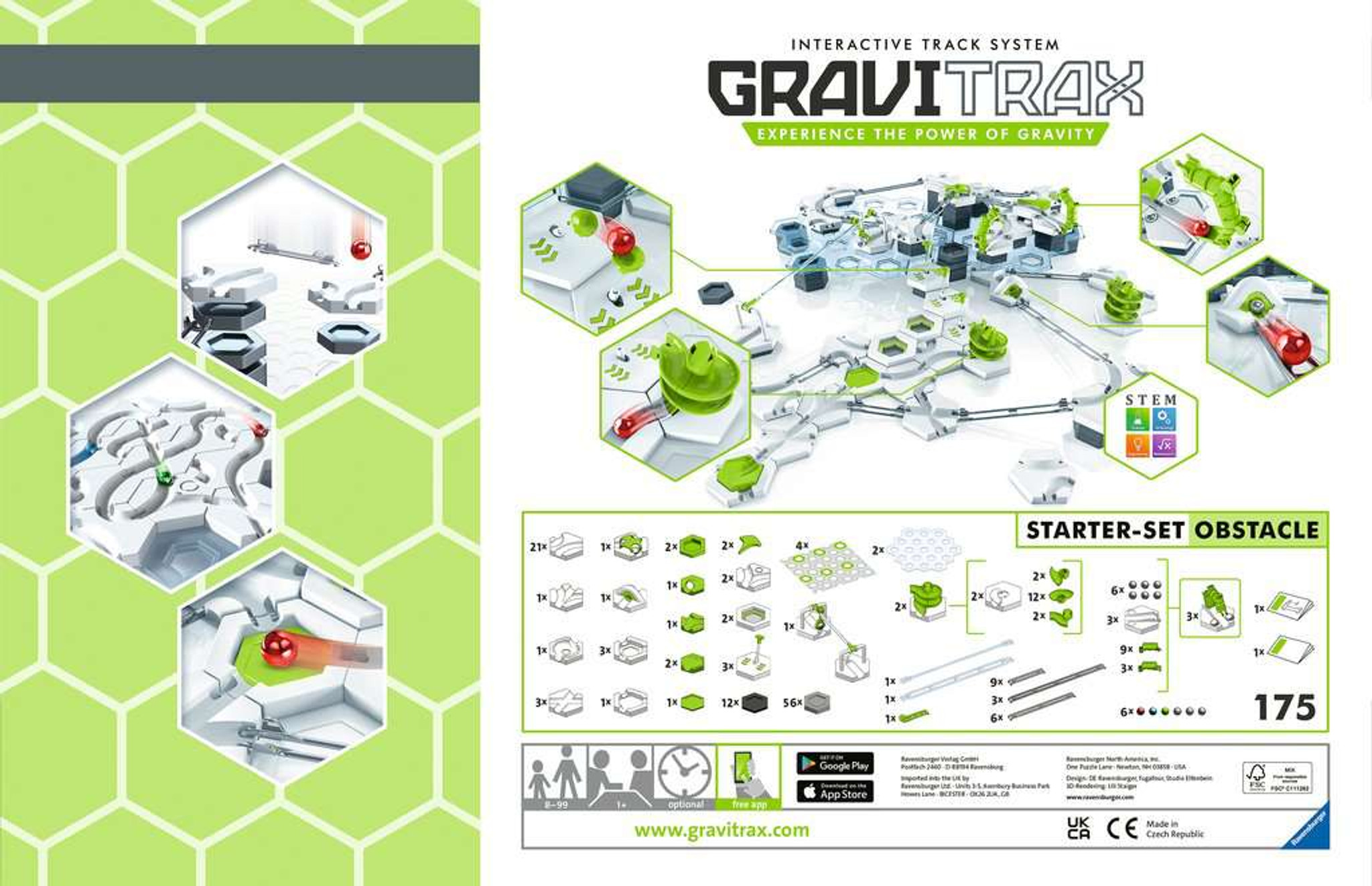 Ravensburger - Gravitrax - Starter Set - 4005556275977 + GraviTrax - Bloc  d'action Zipline/Tyrolienne - 4005556261581 : : Jeux et Jouets