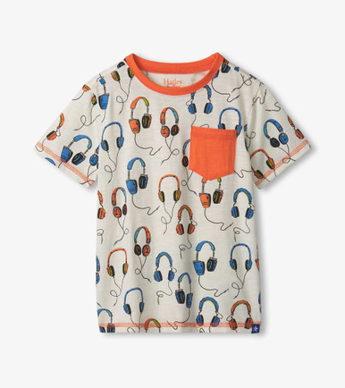 Headphones Pocket T-Shirt